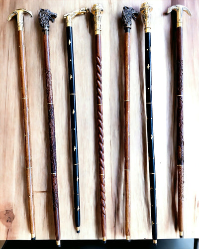 Wandelstok "Jaguar Elegance" van Mangohout - mogelijkheid tot personalisatie met gravure