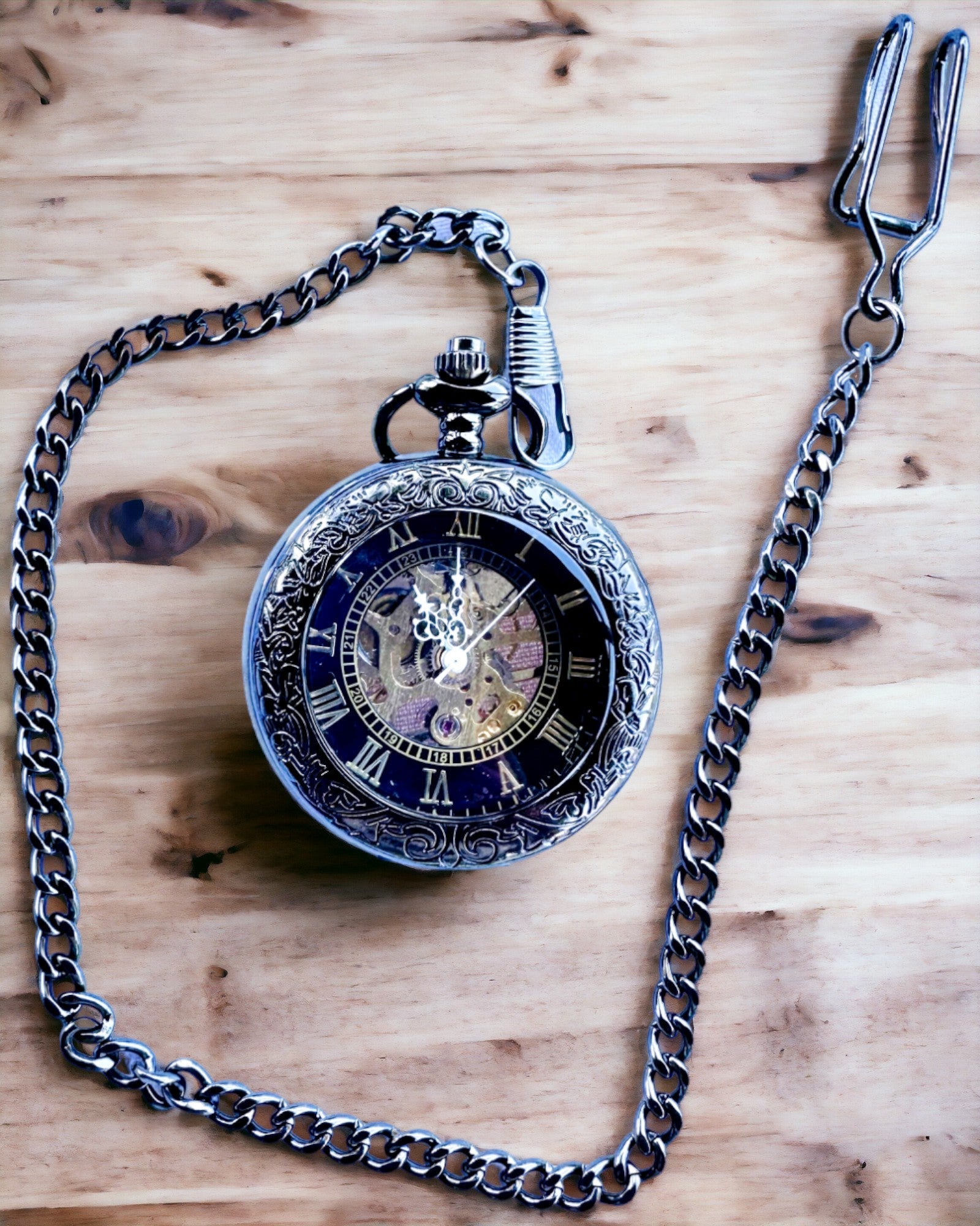 Montre de Poche "Élégant Chronomètre" avec Possibilité de Gravure