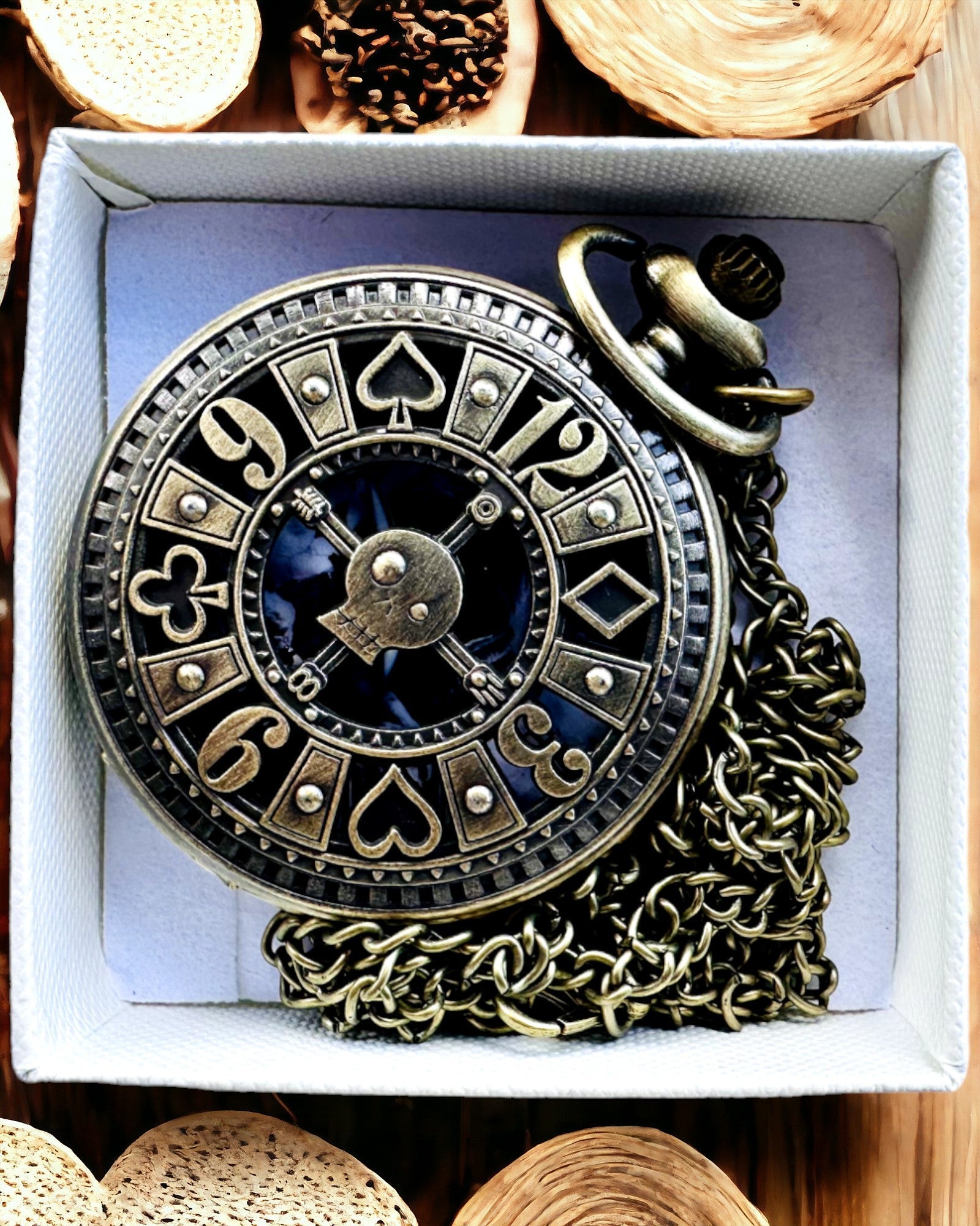 Montre de poche "Heritage Timekeeper" Cadeau personnalisé avec gravure