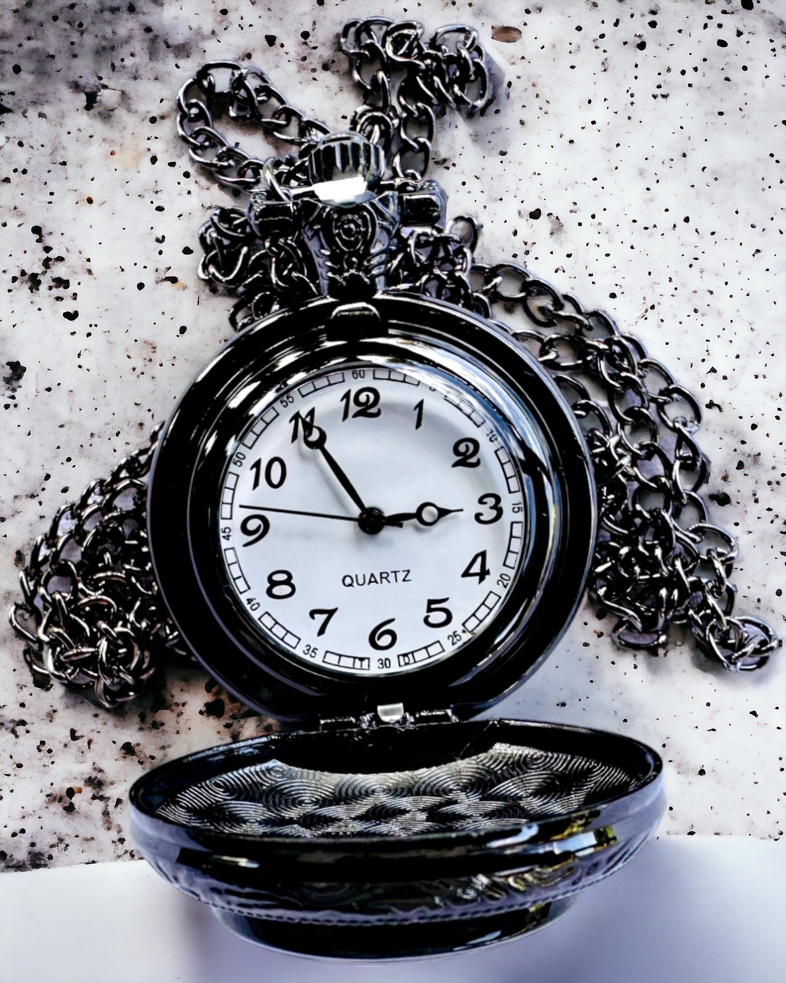 Zakhorloge "Mystic Wolves" met personalisatieoptie voor gravure
