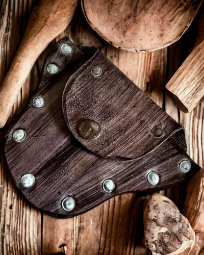 Waldkobold-Versteck-Geldbeutel – Handgefertigter Kleiner Lederbeutel