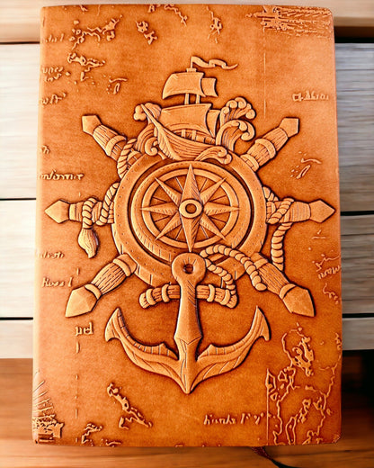Notitieboekjes met nautisch thema "Nautica" met de optie voor personalisatie door middel van gravure, als cadeau