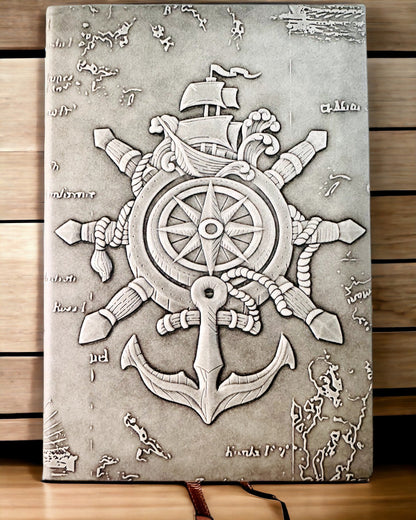 Notitieboekjes met nautisch thema "Nautica" met de optie voor personalisatie door middel van gravure, als cadeau