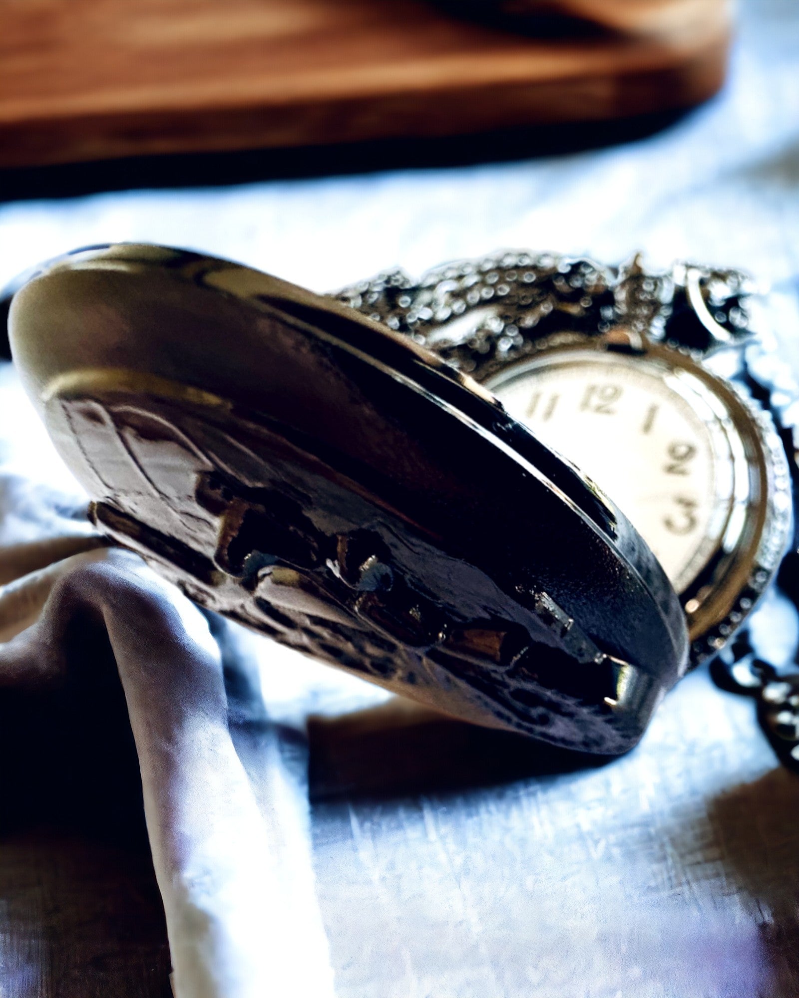 Montre de Poche Élégante Passion Motocycliste, possibilité de personnalisation par gravure