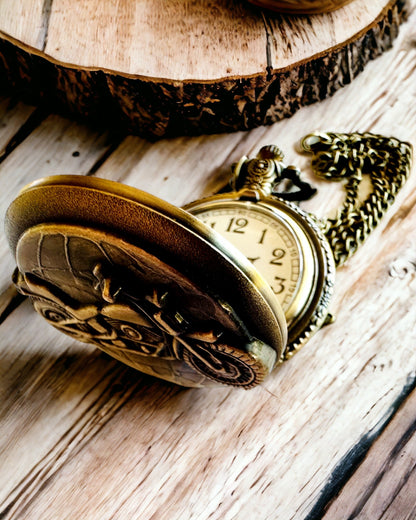 Zakhorloge "Motorrijder Elegant" – Graveren