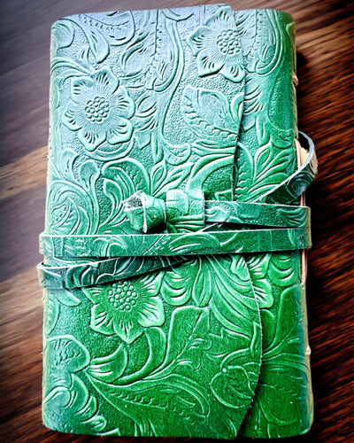 Carnet Premium en Cuir "Élégance Naturelle" - 200 pages, 120g, carnet, carnet de croquis, 2 couleurs au choix, personnalisation par gravure