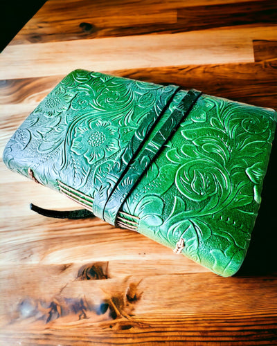 Carnet Premium en Cuir "Élégance Naturelle" - 200 pages, 120g, carnet, carnet de croquis, 2 couleurs au choix, personnalisation par gravure