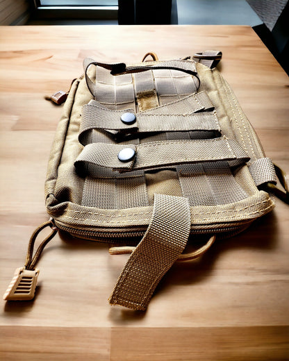 Sacoche tactique du voyageur - MOLLE "Militaris" - 26 cm x 5,5 cm x 19 cm
