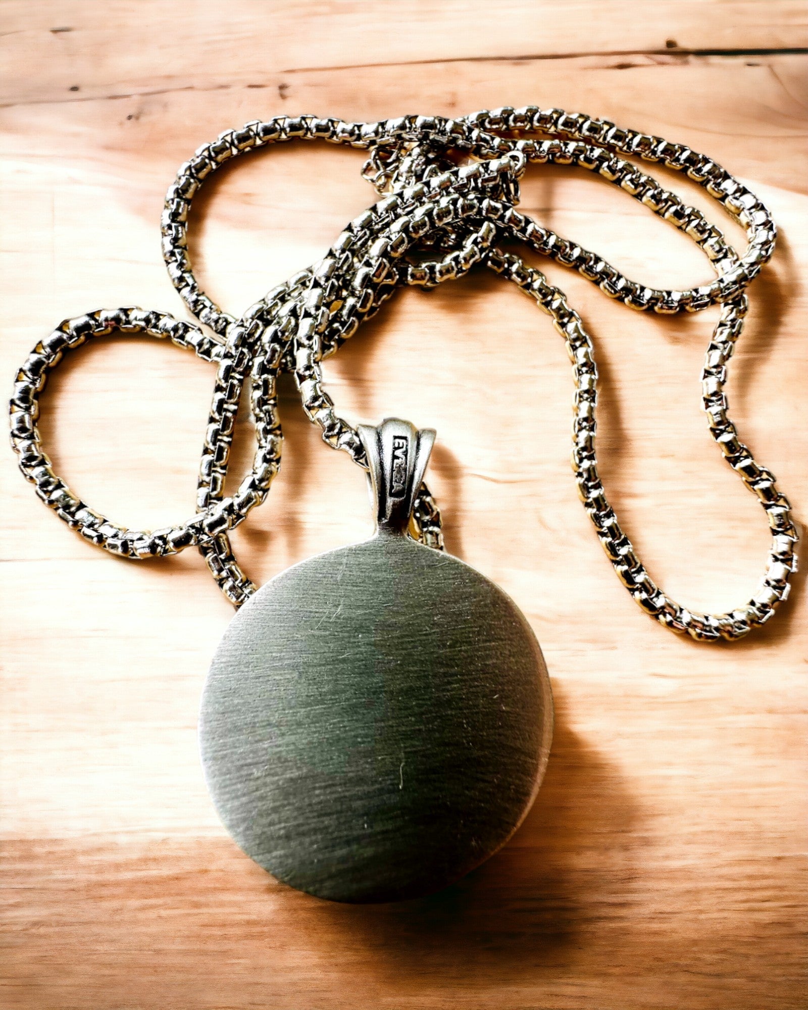 Amulette Arbre de Vie avec Gravure Possible - collier "Vitalité de la Nature", personnalisation