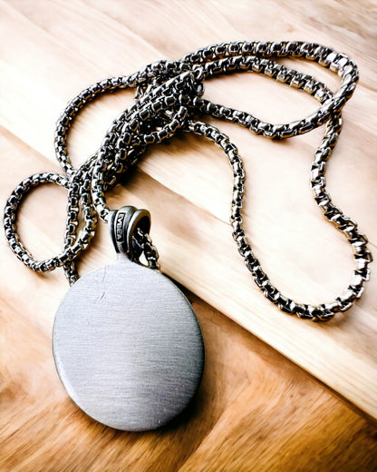 Amulette Arbre de Vie avec Gravure Possible - collier "Vitalité de la Nature", personnalisation