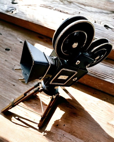 Retro Camera "Filmische Nostalgie", mogelijkheid tot personalisatie met gravure