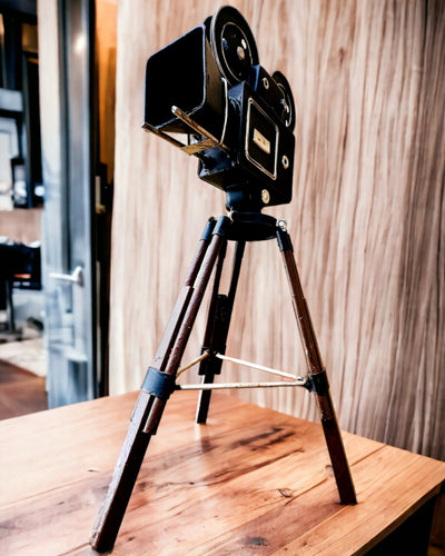 Retro Camera "Filmische Nostalgie", mogelijkheid tot personalisatie met gravure