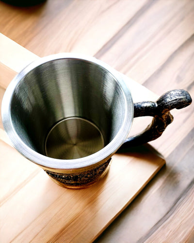 Nordic World Tree Mug - Masterful Craftsmanship, 600 ml, customizable with engraving