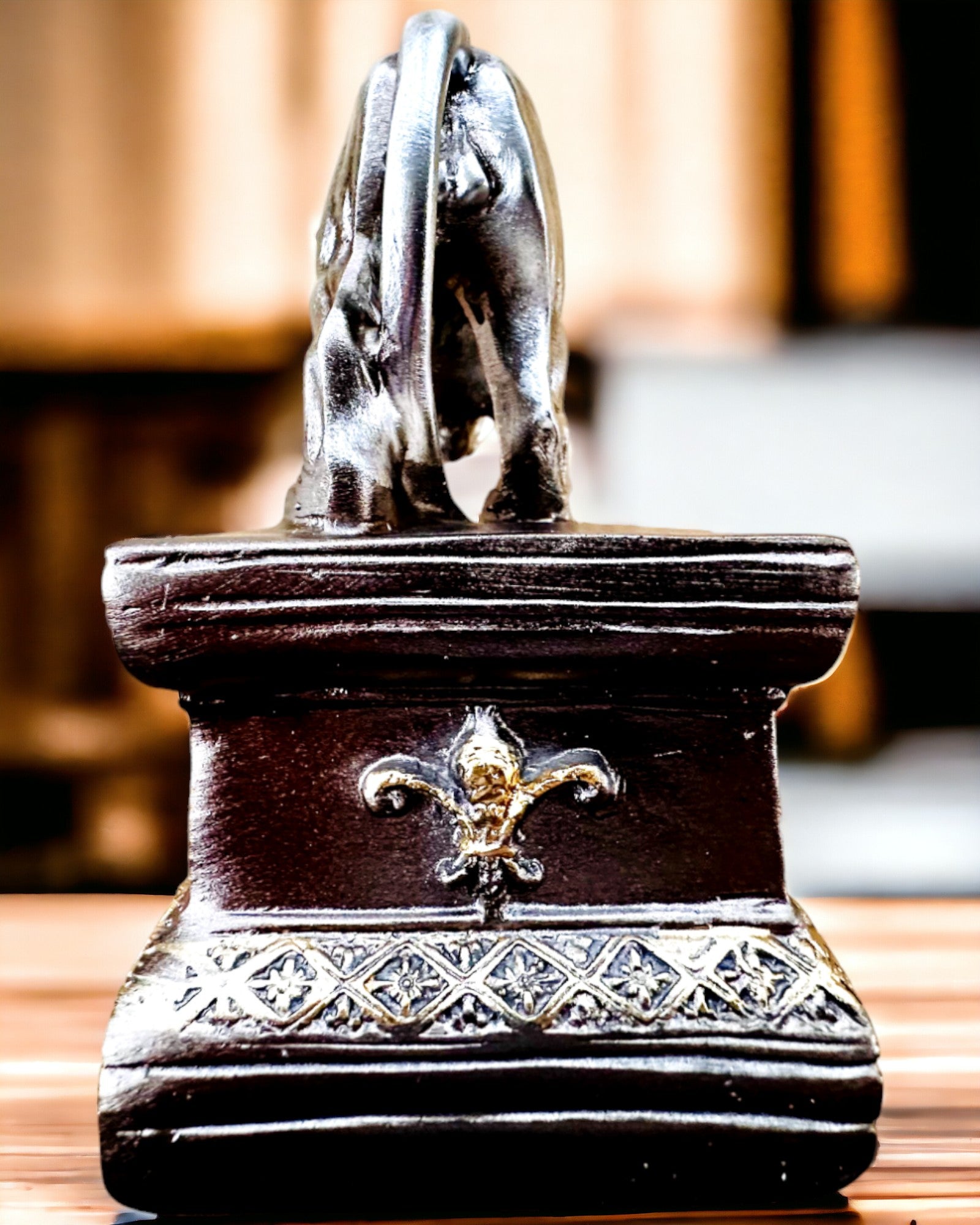 Gardien Lion – Figurine avec Possibilité de Gravure