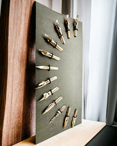 Exclusieve Kalligrafieset, vulpen om te dopen en inktset, personalisatie met gravure