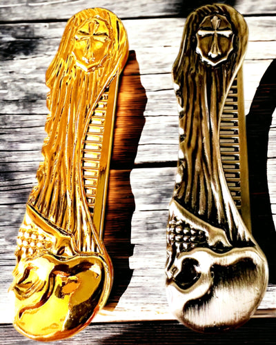 Mystic Skull Comb - peigne premium, possibilité de personnalisation par gravure