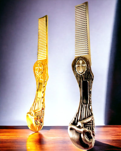Mystic Skull Comb - peigne premium, possibilité de personnalisation par gravure
