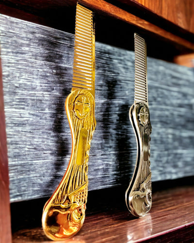 Mystic Skull Comb - peigne premium, possibilité de personnalisation par gravure