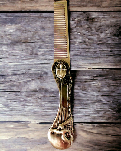 Mystic Skull Comb - peigne premium, possibilité de personnalisation par gravure