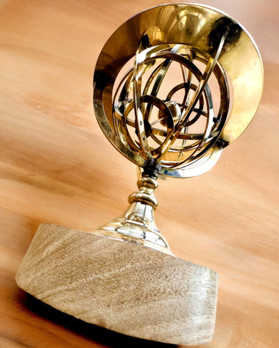 Astrolabium Artis - Handcrafted with Engraving Option, Office Decoration, Premium