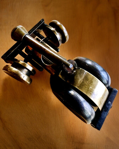 Binocular Nautica - Accessoire Vintage Exclusif - Fait Main avec Option de Gravure, décoration pour bureau, premium