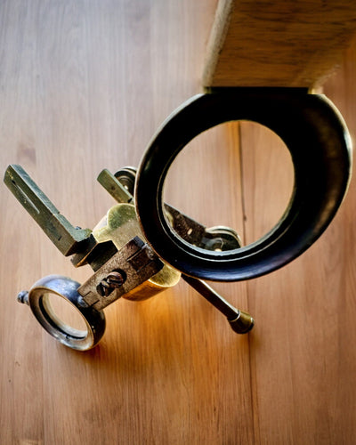 Binocular Nautica - Accessoire Vintage Exclusif - Fait Main avec Option de Gravure, décoration pour bureau, premium