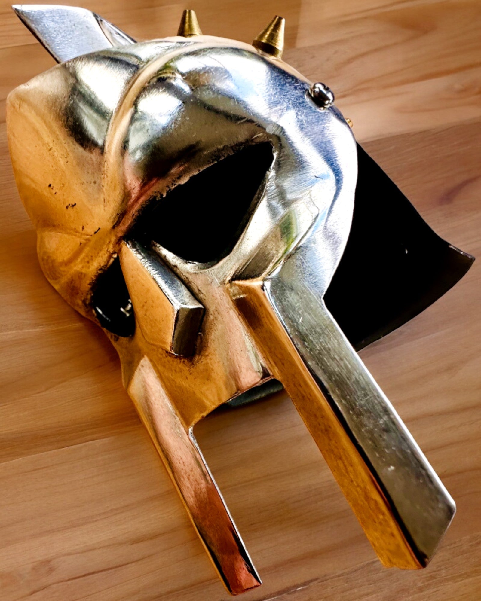 Gladiatoren Riddermasker "Sparta" - mogelijkheid tot personalisatie met gravure