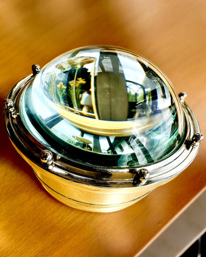 Bailey Compass Clock - Élégante Horloge avec motif de Boussole avec Possibilité de Gravure