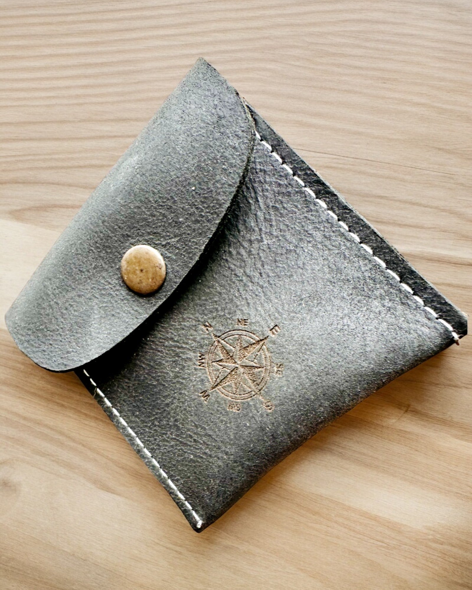 Étui pour montre de poche ou boussole "Voyageur" - possibilité de personnalisation avec gravure