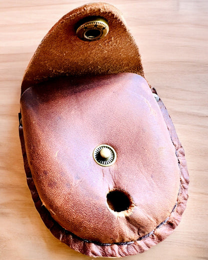 Lederetui "Entdecker" - für Kompaktkompass oder Taschenuhr - Personalisierung mit Gravur möglich
