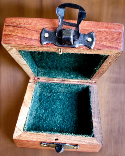 Boîte en bois pour boussole compacte "Maritime" - possibilité de personnalisation par gravure