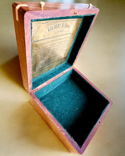 Grand Coffret en Bois pour Boussole "Gilbert & Sons" avec Possibilité de Gravure