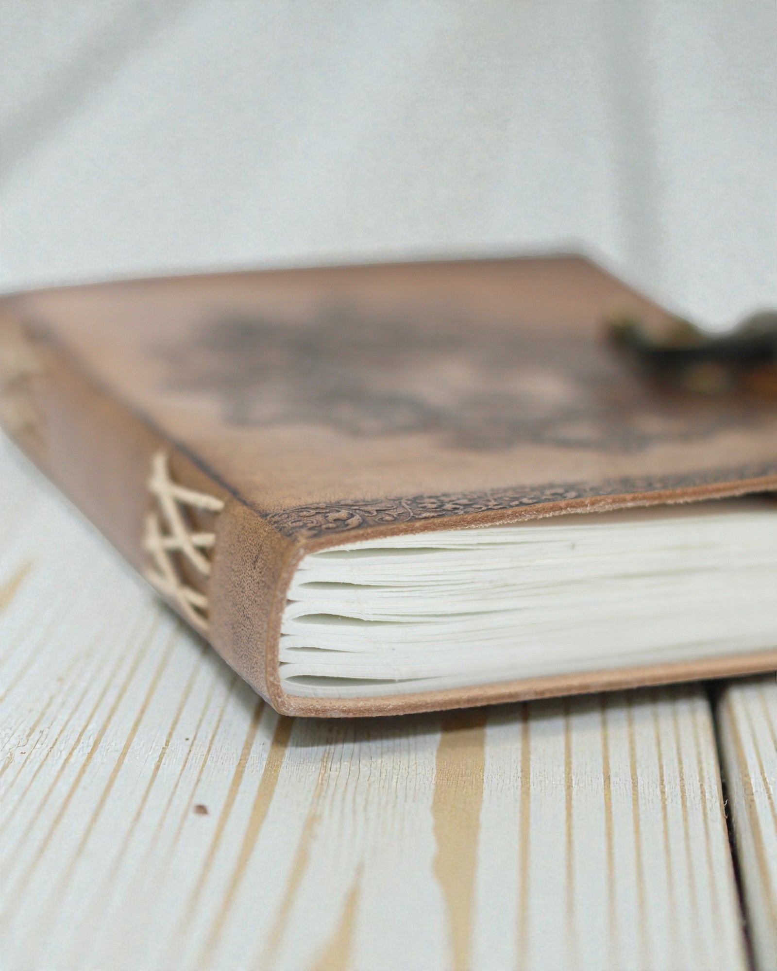 Carnet Greenman en cuir (20x15 cm)