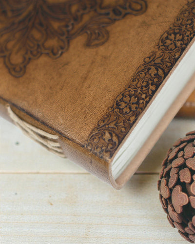 Carnet Greenman en cuir (20x15 cm)
