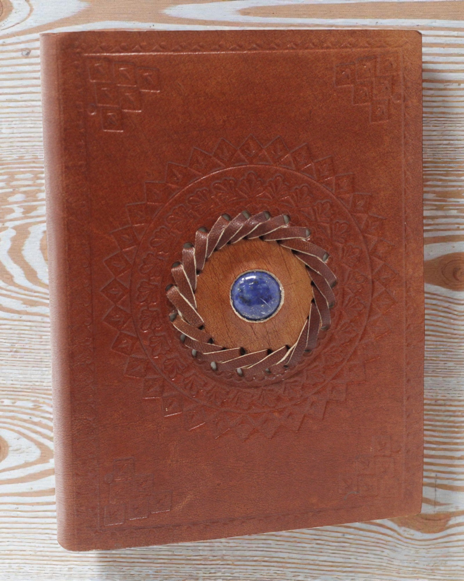 Carnet Lapis en cuir 17x12 cm