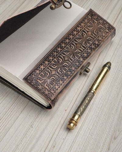 Mandala de lotus - Carnet ésotérique - Gris ancien - 200 pages  Bord cousu- 17.5x12.5x3cm