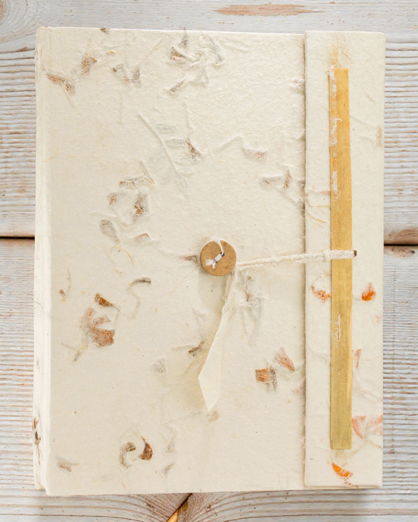 Groot Lokta-notitieboek Botanische bloei – Bloemen (45 bladen, 21 x 15 cm)