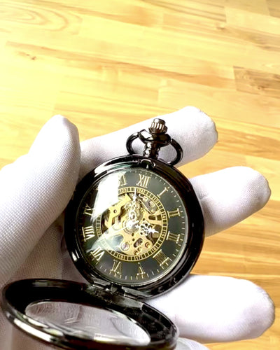 Montre de Poche "Élégant Chronomètre" avec Possibilité de Gravure