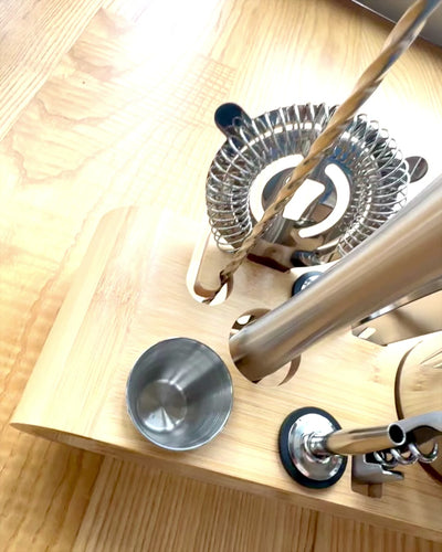 Barmanset "MixMaster Pro", mogelijkheid tot personalisatie met gravure als cadeau