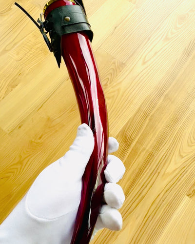 Tasse en corne de guerrier - Rouge - personnalisable avec gravure