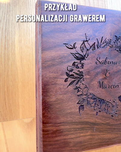 Grote Houten Doos voor Kompas "Gilbert & Sons" met Gravure Optie