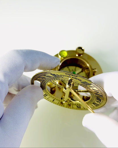 Boussole de Navigation avec Sextant et Personnalisation Possible - Nautique XL
