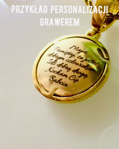 Ketting met Kompas Hanger in Glamour Stijl met Zirkonia voor Vrouwen en Mannen - 2 varianten om uit te kiezen, personalisatie met gravure als cadeau