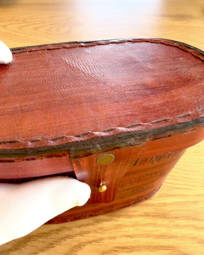 Jumelles avec étui en cuir Victorian's Eye, 11 cm en laiton, décorées à la main, personnalisation par gravure pour cadeau