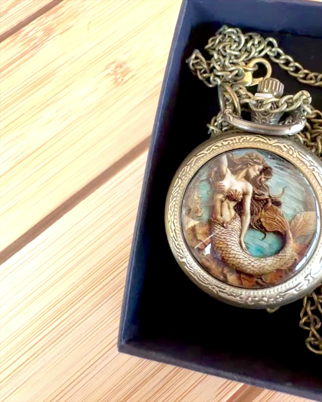 Taschenuhr "Syrena Tajemnic", personalisierbar mit Gravur als Geschenk