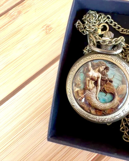 Taschenuhr "Syrena Tajemnic", personalisierbar mit Gravur als Geschenk