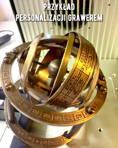 Astronomical Clock "Cosmic Harmony" - personalization with engraving available