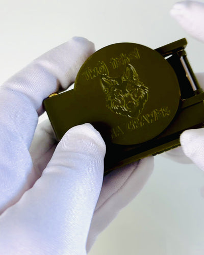 High Precision Waterproof Compass in Army Green Color – Reliable in Navigation, Engraving Option Available