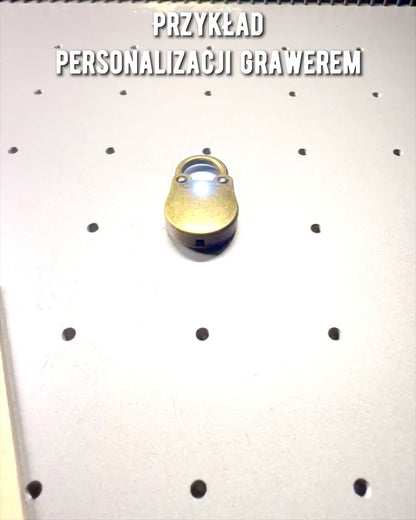 Mini-cadenas d'amour - Ensemble de 2 cadenas rétro gravés, personnalisation pour cadeau