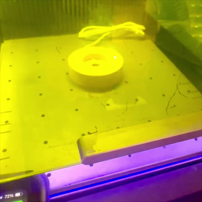Boule en verre 3D Lune avec gravure